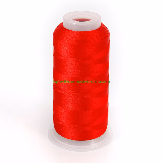 Embroidery for Logo and Pattern. Tex27 (120D/2) etc. 100% Polyester Embroidery Thread for Algeria Market