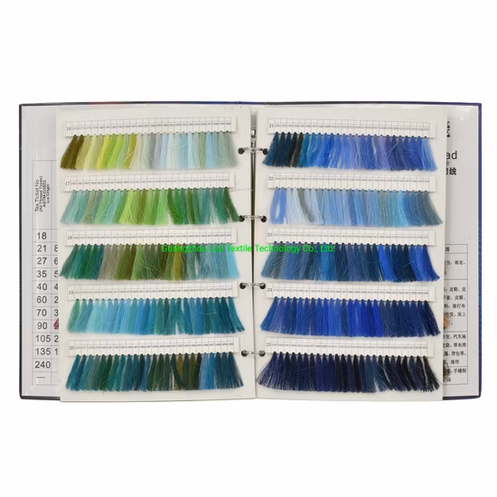 高品質卸売 100% 紡績 40s/2 5000y ポリエステルミシン糸