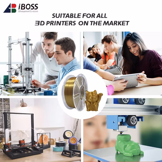 3D プリンター用の高品質の強力な靭性シルクゴールド PLA フィラメント